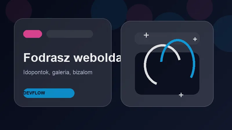 Fodrász weboldal galéria és foglalás illusztráció