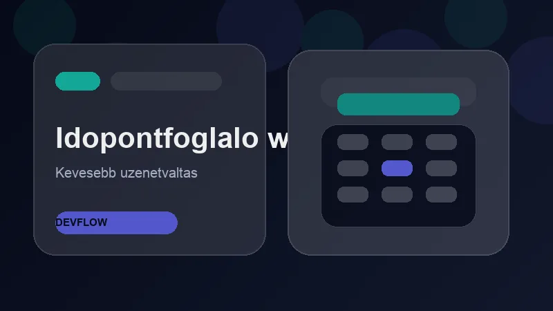 Időpontfoglaló weboldal naptár illusztráció